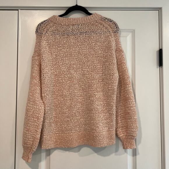 Madewell Women's Loose Knit Crewneck Sweater Light Pink Size‎ XS - Picture 6 of 9